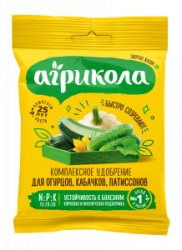 04-009 комплексное удобрение для огурцов, кабачков, патиссонов